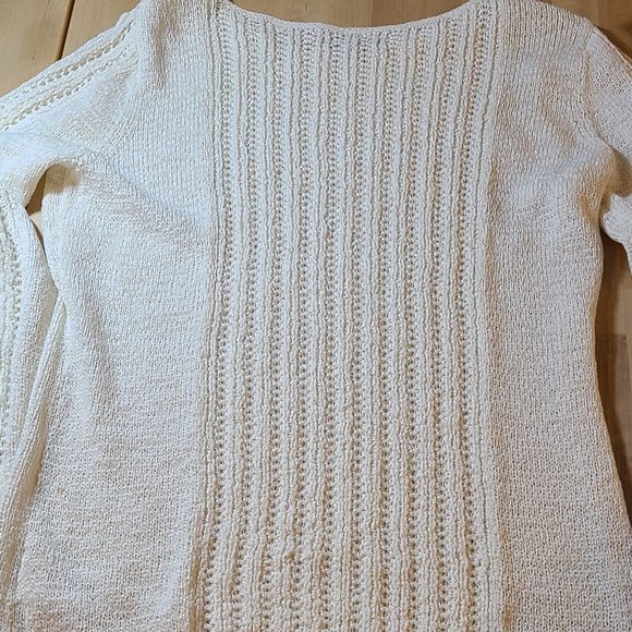 White Knit Sweater - Picture 2 of 4